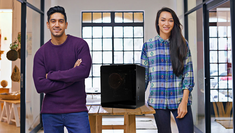 Team with the compact ALT Small Business Server replacing a full server rack