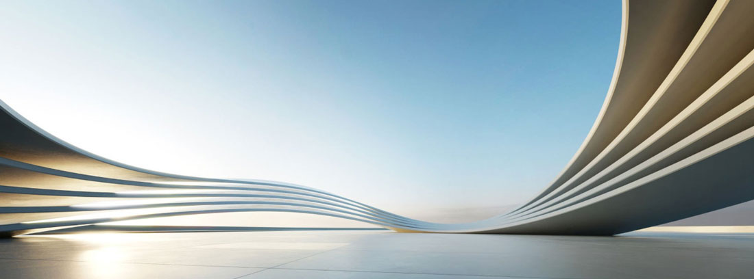 Sweeping modern architecture
